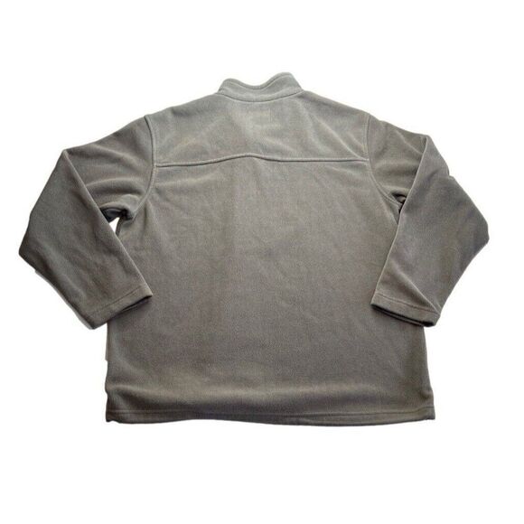 Bass Pro Shops Men’s Gray Fleece Quarter Zip Pullover Jacket Sweatshirt XL - Picture 2 of 8